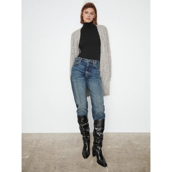 Zara Sweaters Zara Cable Knit Jacket Cardigan M Poshmark